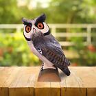 Wooden Owl Statue Sculpture Handcarved For Tv Cabinet Wedding Tabletop