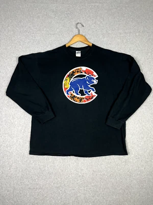 Chicago Shirt Mens 2XL Black Chicago Bulls Bears Blackhawks Cubs Sports Wear - Image 1 of 4