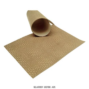 Rindsleder 3,5 mm Dick Fantasie Design Braun Echt Leder Haut Leather 189 - Bild 1 von 3