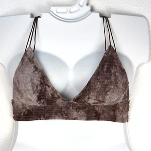 Listicle Krawatte gefärbt Longline BH gesmockter Riemen Terrakotta groß - Bild 1 von 7