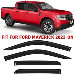 Rain Guards Vent Visors Shade for 2022-2025 Ford Maverick SHATTERPROOF - Foto 1 di 9