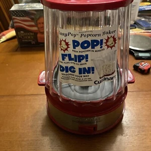 Cuisinart EasyPop Air Popcorn Maker PCM-1800 Red 10 Cup Capacity Flip To Serve - Picture 1 of 12