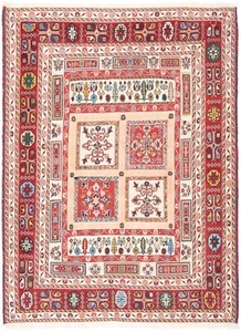 Nimbaft 155x115 cm Handgeknüpfter Perserteppich Nomadic Orient Carpet Rug - Bild 1 von 13