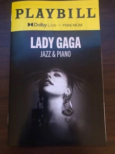 Lady Gaga Jazz And Piano Playbill Las Vegas Residency 2023 MGM Park Dolby Live - Picture 1 of 2