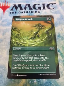 Mtg. Rampant Growth. Borderless. Double Masters 2022. Pack Fresh - Picture 1 of 1