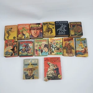 Big Little Book Western Themed Books 1930s Fair to Good Cond SEE PHOTOS QTY 14 - Picture 1 of 15