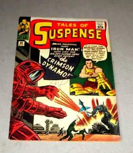 1963- MARVEL COMICS TALES OF SUSPENSE NO.46- EARLY IRON MAN CRIMSON DYNAMO-KEY - Picture 1 of 14