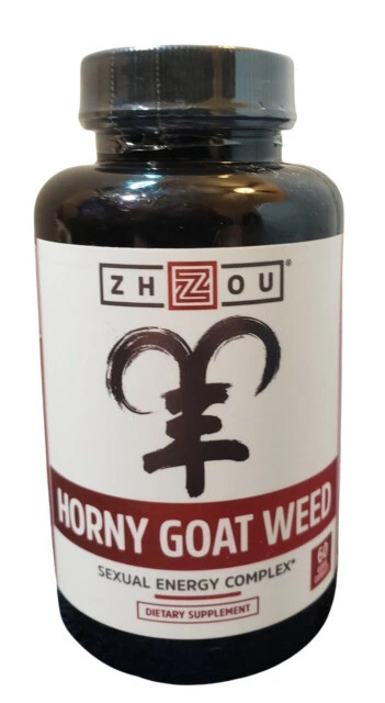Zhou Nutrition 3138039 Men's Horny Goat Weed - 60 Count