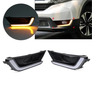 Daytime Running Lights DRL Turn Signal Light For Honda CRV 2017-2019 - Picture 1 of 15