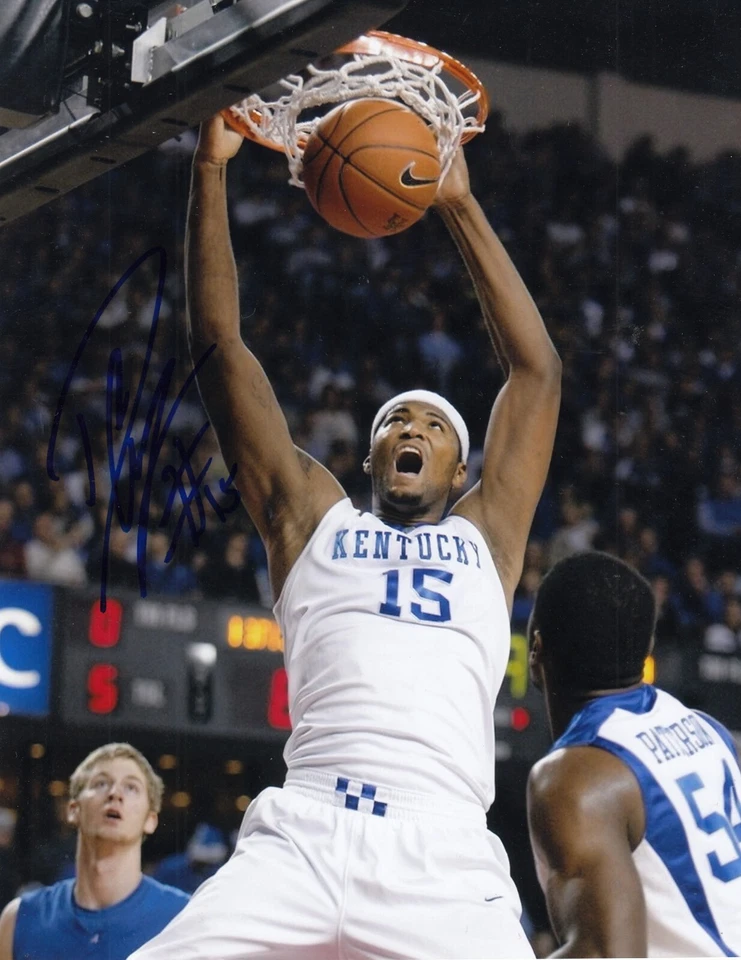 Foto autógrafa 8x10 de Kentucky Wildcats Sacramento Kings Demarcus Cousins NBA Foto 1 de 1