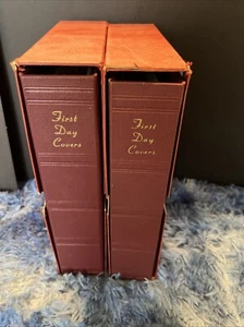 USA Ersttagsbriefe, 2 Alben, alle gestempelt an einem USPS-Bahnhof, ~ 164 Briefe - Bild 1 von 21