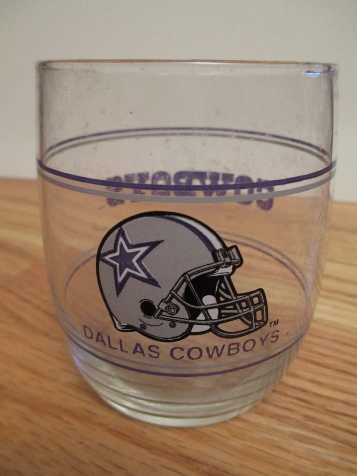 Vidrio Dallas Cowboys (regalo de gasolinera) NFL 3,5" década de 1980 Foto 1 de 1