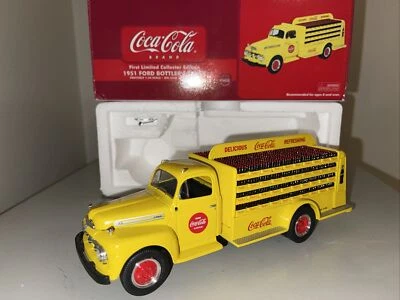 First Gear 1951 Ford F-6 Ford Bottler's Truck Coca-Cola Speedway 1/34 19-2922 - Image 1 of 3