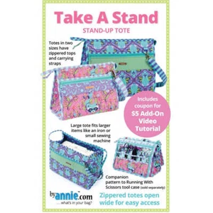 ByAnnie: Take A Stand Stand-up Tote Bag Pattern - Picture 1 of 4