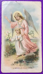 Santino Holy Card, L'Ange Gardien - Réf. 10162 - Imagen 1 de 2
