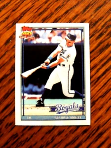 GEORGE BRETT 1991 TOPPS BORDEN CRACKER JACK MINI CARD #15 ROYALS  HOF LEGEND - Picture 1 of 1