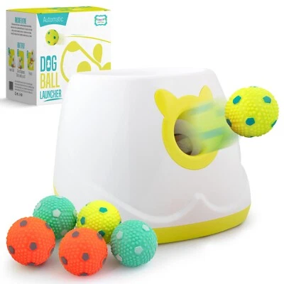 Automatic Dog Ball Launcher - Dog Ball Fetch Machine, Ball Thrower for Dogs, for - Image 1 of 4