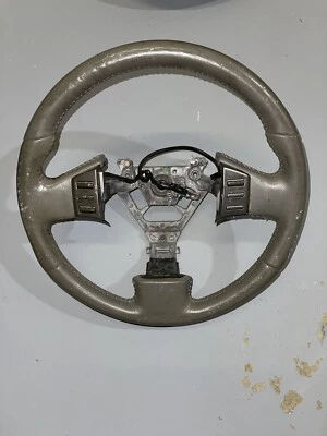 2003-2006 INFINITI G35 COUPE Sedan LEATHER STEERING WHEEL  OEM orange stitching - Image 1 of 2