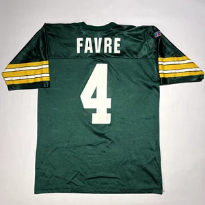 Vintage Russel Athletic Green Bay Packers Brett Favre #4 Jersey Size 48 NFL - Picture 1 of 7