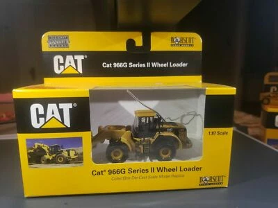 Cargador de ruedas Norscot HO 1/87 CAT 966G Serie II Die Cast 55109 como nuevo en caja Foto 1 de 4
