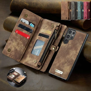 Hülle Für Samsung Galaxy Leder Magnet Handy Tasche Schutz Flip Case Etui Wallet - Bild 1 von 33