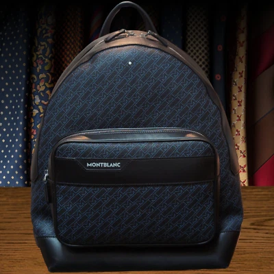 MONTBLANC BLUE/ BLACK M. GRAM 4810 BACKPACK - Image 1 of 4