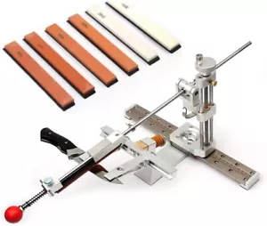 Professional Knife Sharpener with 6 Whetstones,360° Flipping Angle Adjustable - Picture 1 of 6