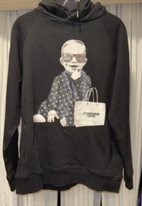 STARLEAN TOKYO Sudadera con Capucha Negra Talla M RARA - Imagen 1 de 10