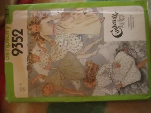 Simplicity 9352 Vintage 70' Girl's Dress in two Lengths Cinderella Size 10 UNCUT - Picture 1 of 3