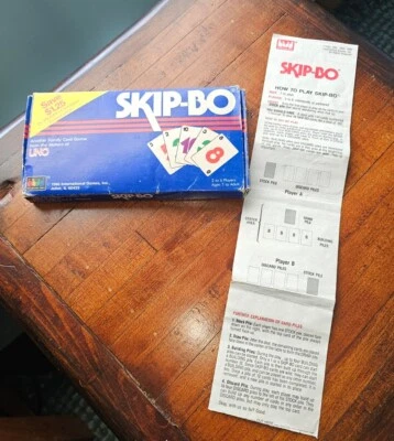 Vintage Skip-Bo Card Game With Manual 1989 Complete  - Image 1 of 4