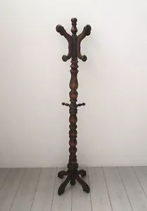 ✅ SPLENDIDO APPENDIABITI A COLONNA EPOCA SECONDA META' 900 ANTIQUE - 3766 - Bild 1 von 9