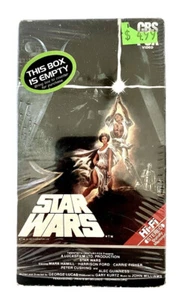 STAR WARS A NEW HOPE 1977 MOVIE USA VHS FROM CBS FOX VIDEO OPEN WITH HIS SEALED - Photo 1/8