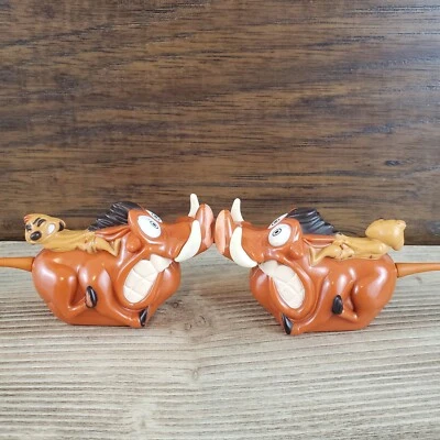 Lote de 2 Disney Rey León TIMON PUMBA BURGER KING 2" juguete retroceso fiesta favor Foto 1 de 4