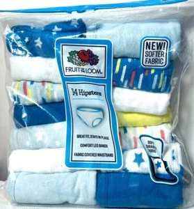 New Fruit of the Loom Little Girls Hipsters Underwear 14 Pairs Size 4 Tag Free - Picture 1 of 9