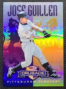 1997 Donruss Crusade Jose Guillen Purple /100 #90 Rookie PIRATES RARE - Picture 1 of 2