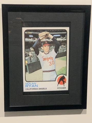 1973 Topps Nolan Ryan (Custom Mini Poser) Frame Not Included (READ) Cover