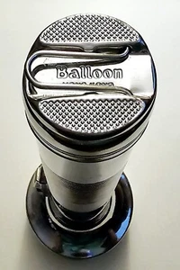 ~RARE~L@@Ks NEW BALLOON Brand 10" Silver Chrome Flashlight ~Vintage~ - Picture 1 of 11