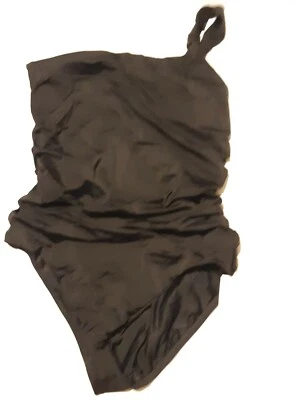 Traje de baño Ann Taylor LOFT Beach negro talla 8 nuevo con etiquetas Foto 1 de 4