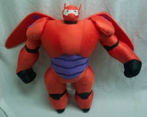 Disney Store Big Hero 6 BAYMAX IN RED MECH ARMOR 16" Plush STUFFED ANIMAL TOY - Picture 1 of 5