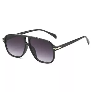 Gafas de sol clásicas para mujer y hombre UV400 proteger doble puente aviadores piloto policía - Imagen 1 de 12