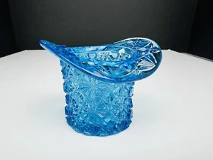 Vintage Blue Top Hat Tooth Pick Holder Daisy/Button - Picture 1 of 11