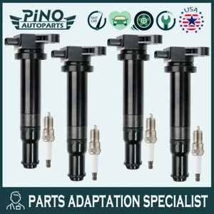 4 bobinas de encendido + 4 bujías UF499 para Hyundai Accent Kia Rio Dodge Attitude - Imagen 1 de 7