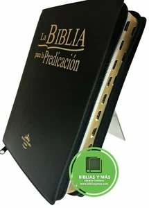 Pastoralbibel zum Predigen schwarzer Reißverschluss mit Hinweisen - Bild 1 von 9