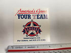Texas Rangers MLB 3" Square Logo Sticker "America's Game, Your Team"