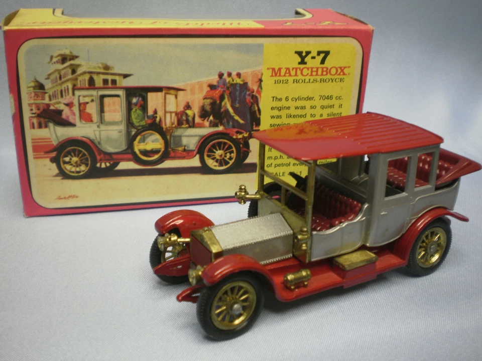 MATCHBOX MODELS OF YESTERYEAR Y-7 1912 ROLLS-ROYCE - Immagine 1 di 1