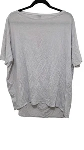 Lululemon Women Gray Oversized Lightweight T-Shirt Size 12 - Picture 1 of 7