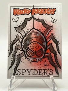2025 WACKY PACKAGES - ARTIST SKETCH CARD - SPYDERS BY WILLIAMS - Picture 1 of 2