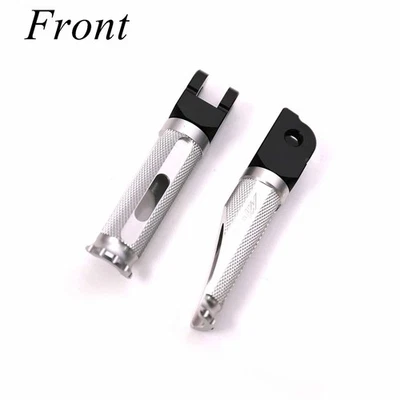 SHINOBI Silver Front Foot Pegs For Kawasaki Vulcan 800 Classic 96-02 03 04 05 - Изображение 1 из 4