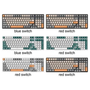 Russian Mechanical Keyboard Backlit 98% Allocation for PC Laptop - Picture 1 of 35