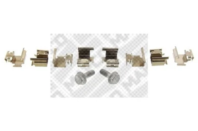 MAPCO Zubehörsatz, Scheibenbremsbelag Hinten Vorne 9312 - Bild 1 von 2